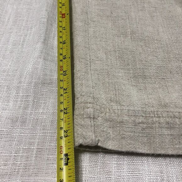 Free People Linen Blend Wide Leg Pleated Pants Women 6 High Rise Boho Coastal - Picture 14 of 15